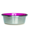 Proselect Chitchat Stainless Dog Bowl - Pink